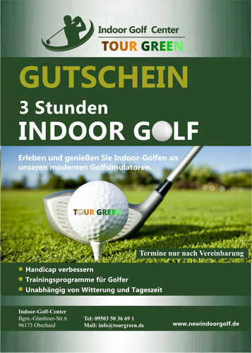 Gutschein für Indoor Golf Center Oberhaid