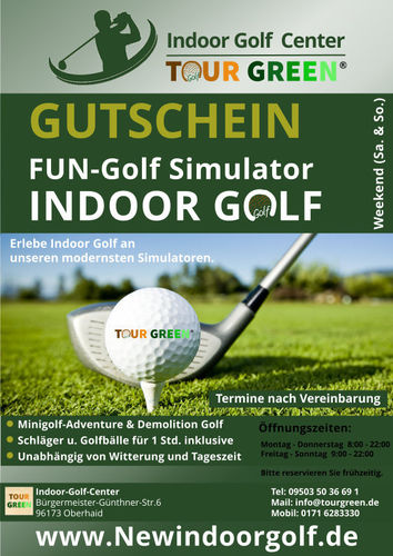Gutschein für Fun Golf Simulator-Weekend